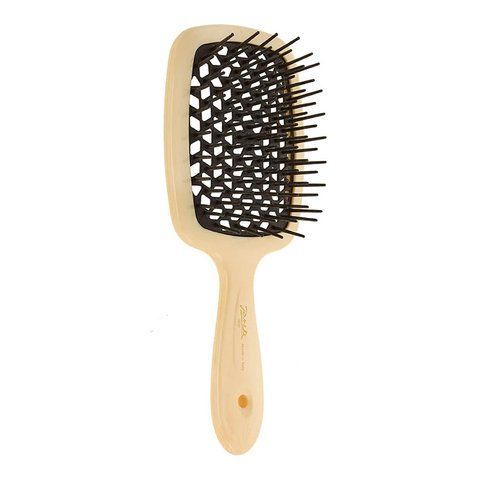 Гребінець SUPER BRUSH пастельно жовтий з чорним 8006060593300 фото