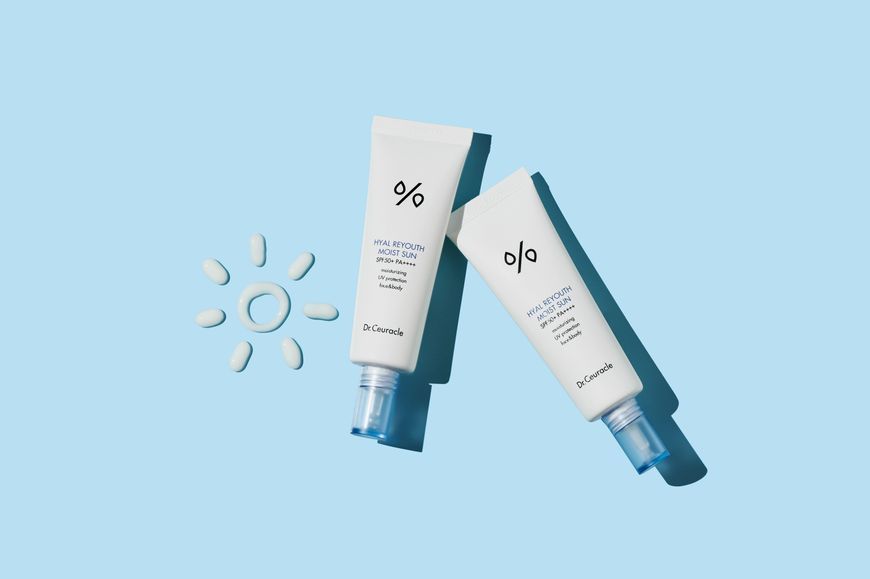Зволожуючий сонцезахисний крем з гіалуроновою кислотою Dr.Ceuracle Hyal Reyouth Moist Sun SPF 50 / PA++++, 50 мл 8806133615317 фото