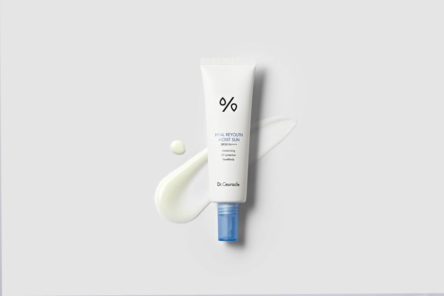 Зволожуючий сонцезахисний крем з гіалуроновою кислотою Dr.Ceuracle Hyal Reyouth Moist Sun SPF 50 / PA++++, 50 мл 8806133615317 фото