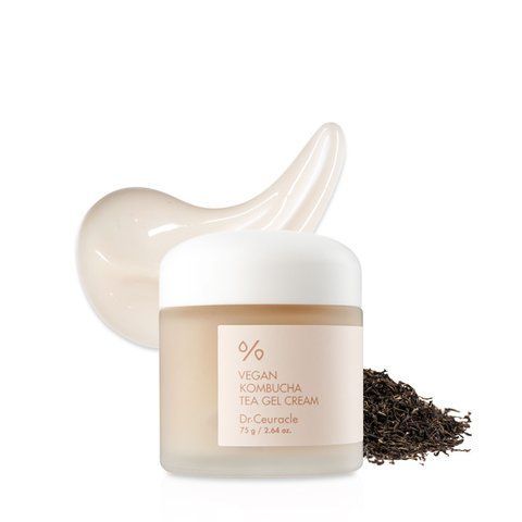 Веганський крем-гель з екстрактом комбучі Dr.Ceuracle Vegan Kombucha Tea Gel Cream, 75 г 8806133615058 фото