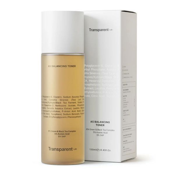 Балансуючий тонер з антиоксидантною та очищувальною дією Transparent Lab A5 Balancing Toner, 130 мл 0403 фото