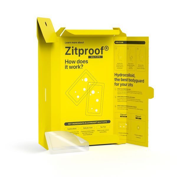 Набір 10 пластирів від прищів для щік, підборіддя та чола Acnemy Zitproof Multizits