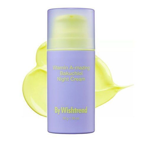 Нічний крем з ретинолом та бакучіолом By Wishtrend Vitamin A-mazing Bakuchiol Night Cream, 30 мл 8809572891328 фото