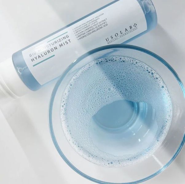 Тонер-міст із нормалізуючими властивостями USOLAB Bio Moisturising Hyaluron Mist, 150 мл 0413 фото