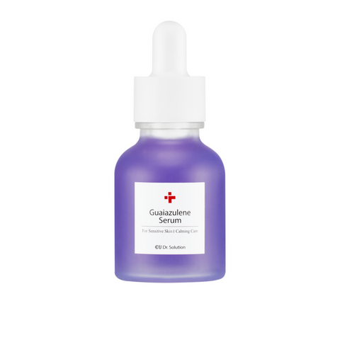 нтенсивна заспокійлива сироватка з гвайазуленом та троксерутином CUSKIN Dr. Solution Guaiazulene Serum, 30 мл 8809207225184 фото