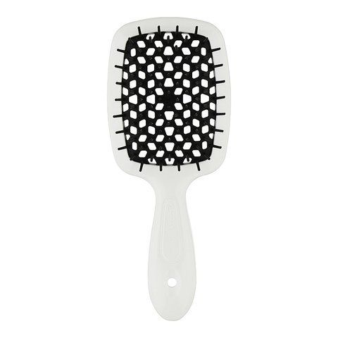 Гребінець SMALL SUPER BRUSH білий з чорним 8006060654667 фото