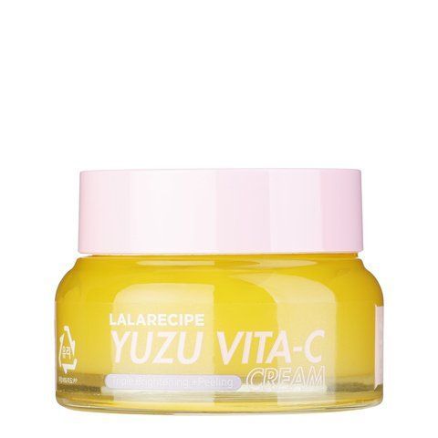 Освітлюючий крем з ніацинамідом 5% та екстрактом юдзу LALARECIPE Yuzu Vita C Cream, 50 мл 8809638307473 фото