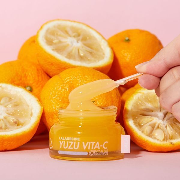Освітлюючий крем з ніацинамідом 5% та екстрактом юдзу LALARECIPE Yuzu Vita C Cream, 50 мл 8809638307473 фото