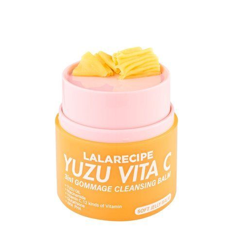 Очищуючий бальзам-гоммаж з екстрактом юдзу LALARECIPE Yuzu Vita C 3in1 Gommage Cleansing Balm, 50 мл 8800296551079 фото