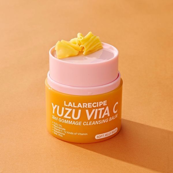 Очищуючий бальзам-гоммаж з екстрактом юдзу LALARECIPE Yuzu Vita C 3in1 Gommage Cleansing Balm, 50 мл 8800296551079 фото