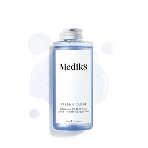 Змінний флакон тоніку з ВНА для проблемної шкіри Medik8 Press & Clear Refill. 150 мл 0421 фото