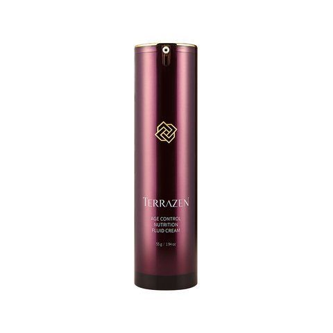 Крем-флюїд, що омолоджує, з природним комплексом проти зморшок Terrazen Age Control Nutrition Fluid cream 55 ml. 8809263868073 фото