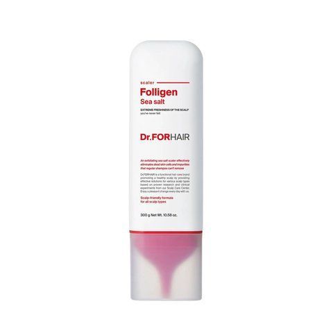 Пілінг для шкіри голови з частинками солі з мертвого моря Dr.FORHAIR Sea Salt Scaler, 300 мл