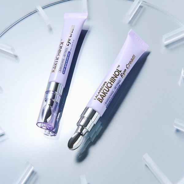 Крем для зони навколо очей з бакучіолом LALARECIPE Bakuchinol Eye Cream, 20 мл + запаска 20 мл 8809675772890 фото