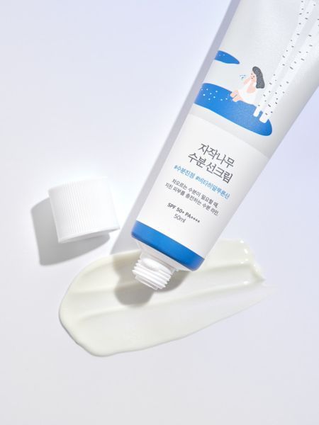 Сонцезахисний крем з березовим соком ROUND LAB Birch Juice Moisturizing Sunscreen, 50 мл 8809782551463 фото