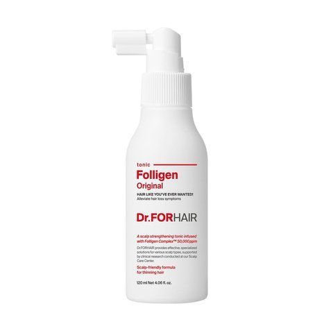 Стимулюючий тонік для росту волосся Dr.FORHAIR Folligen Tonic, 120мл 8809485531502 фото