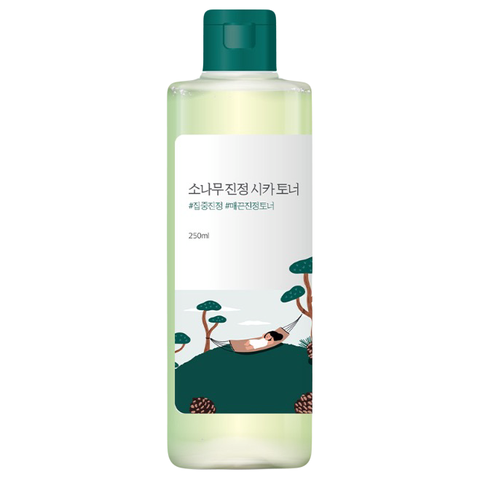 Заспокійливий тонер з ектрактом голок сосни Round Lab Pine Calming Cica Toner, 250 мл 8809783326718 фото