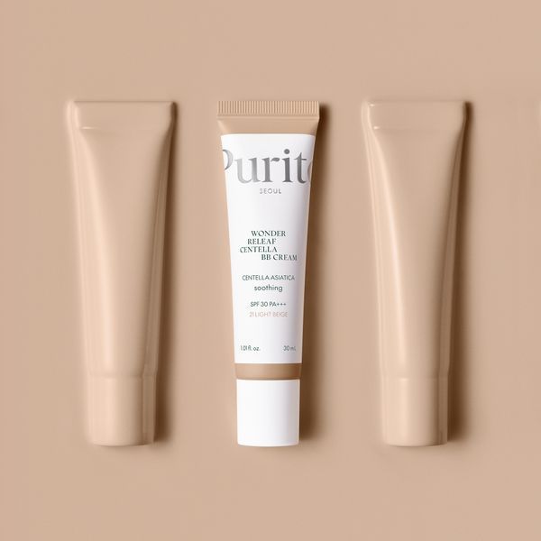 ВВ крем з екстрактом центелли Purito Wonder Releaf Centella BB Cream (№21 Light Beige), 30 мл 8809563103690 фото