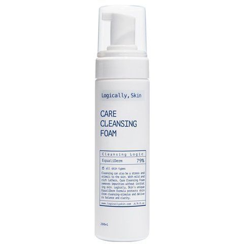 М&rsquo;яка очищувальна пінка для вмивання Logically, Skin Care Cleansing Foam, 200 мл 8809645450070 фото