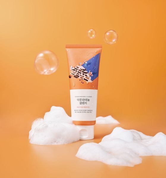 Пінка для умивання з екстрактом соєвих бобів та пантенолом ROUND LAB Soybean Panthenol Cleanser, 150 мл 8809962541963 фото