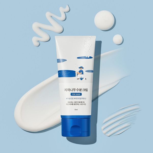 Зволожувальний крем для чоловіків ROUND LAB For Men Birch Juice Moisturizing Cream, 75 мл 8809962541246 фото