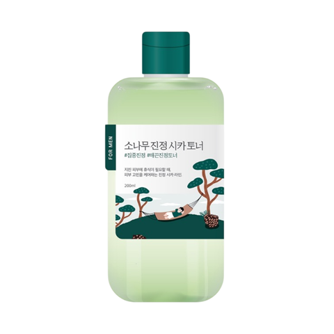 Заспокійливий тонер для чоловіків ROUND LAB For Men Pine Calming Cica Toner, 200 мл 8809962541635 фото