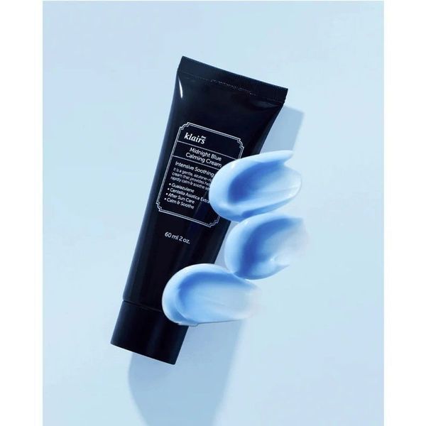 Заспокійливий крем для обличчя Dear, Klairs Midnight Blue Calming Cream, 60 мл 8809572890291 фото