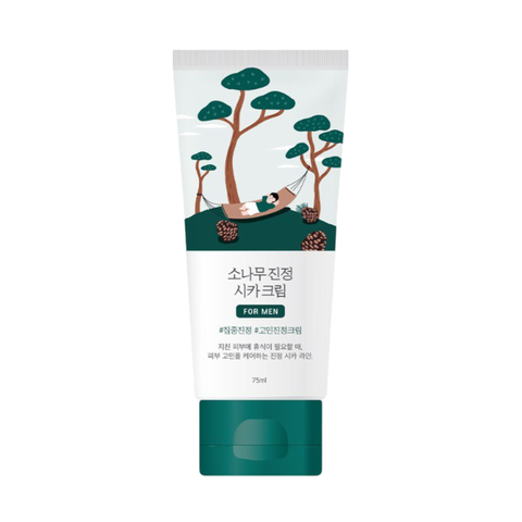 Заспокійливий крем для чоловіків ROUND LAB For Men Pine Calming Cica Cream, 75 мл 8809962541642 фото